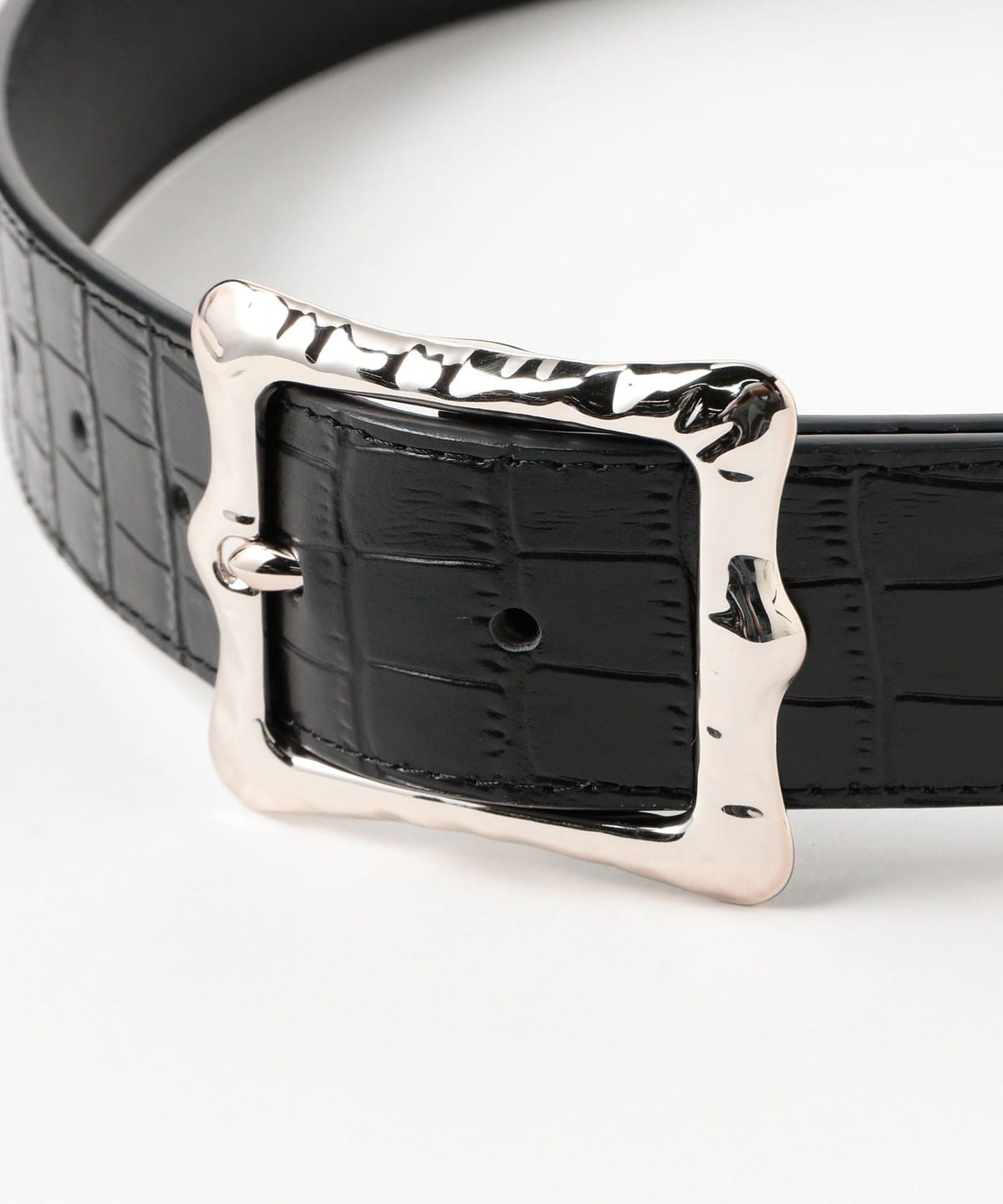 BEAMS（ビームス）FUTURE ARCHIVE / CROCO LEATHER BELT