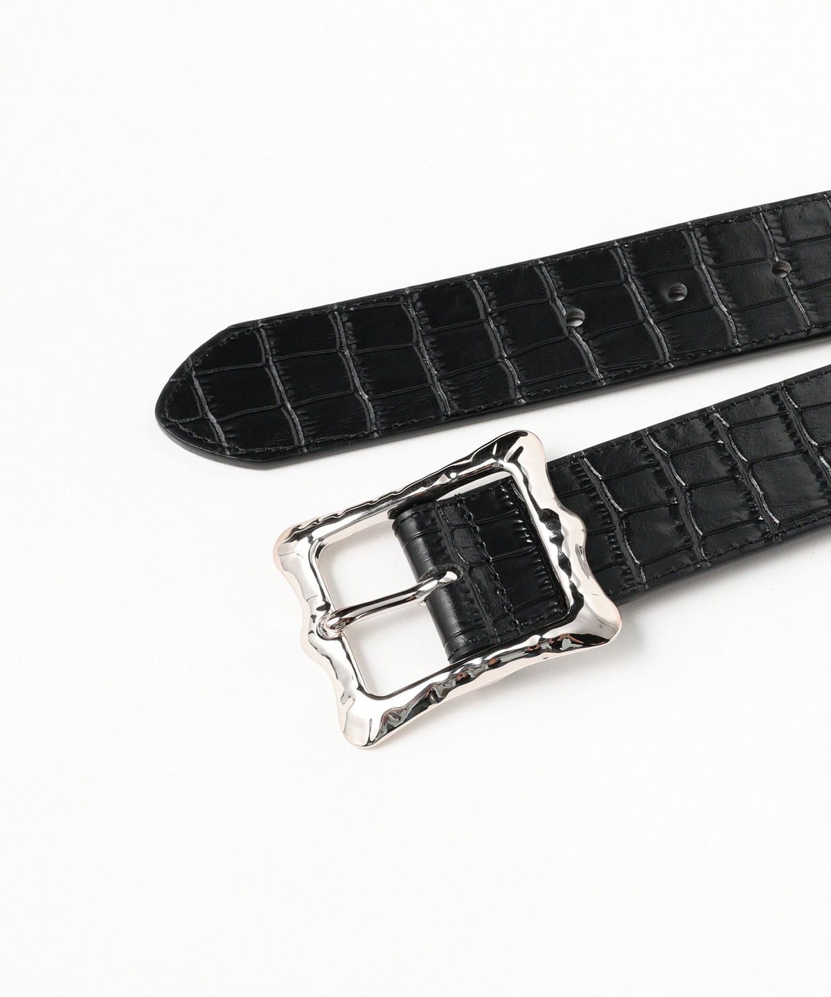 BEAMS（ビームス）FUTURE ARCHIVE / CROCO LEATHER BELT