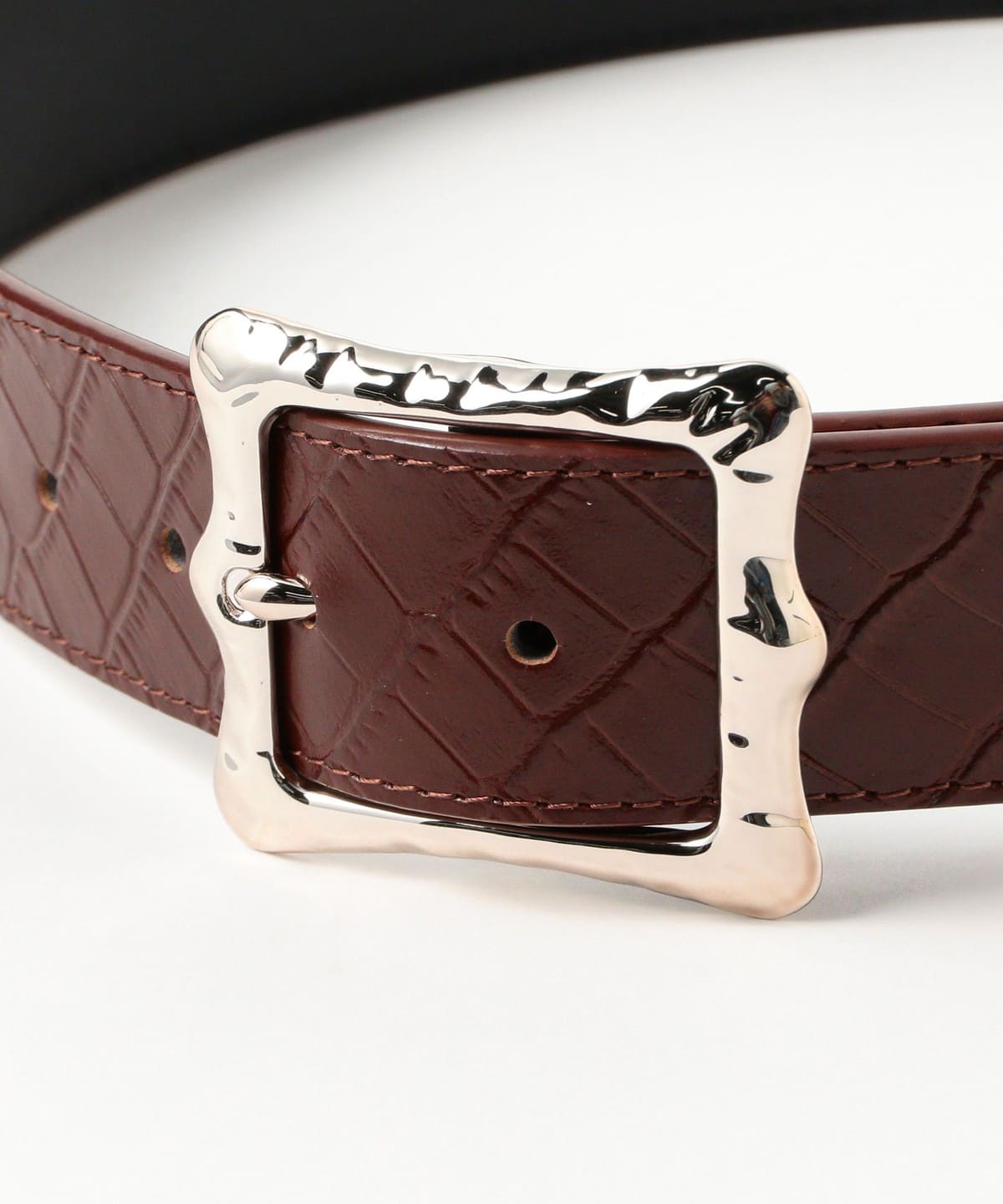 future archiveベルト BEAMS（ビームス）FUTURE ARCHIVE / CROCO LEATHER BELT
