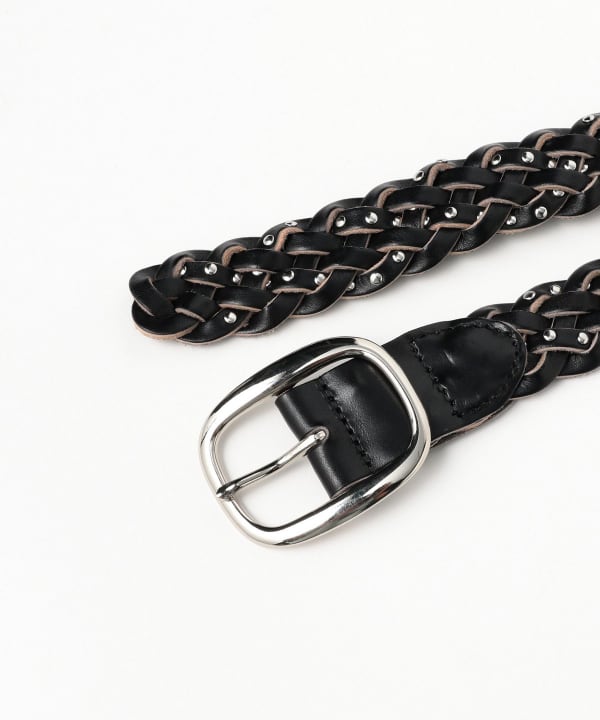 小物 BEAMS FUTURE ARCHIVE STUDS BELT BEAMS FUTURE ARCHIVE STUDS BELT ブラック