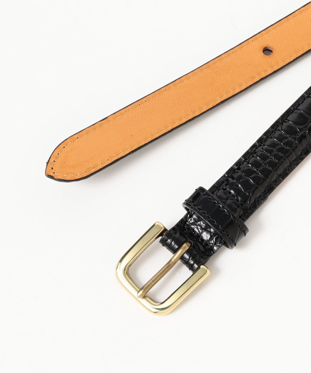 BEAMS（ビームス）SCYE / Press Croco Dress Belt（ファッション雑貨