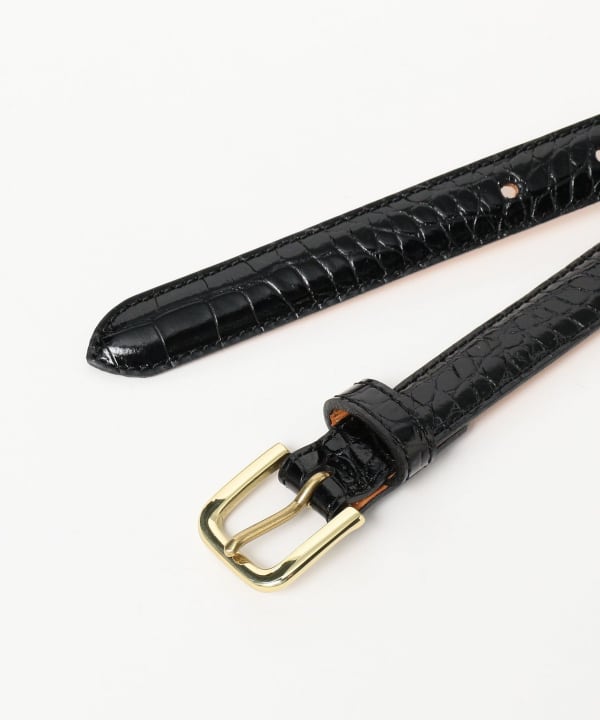 Scye / Press Croco Dress Belt