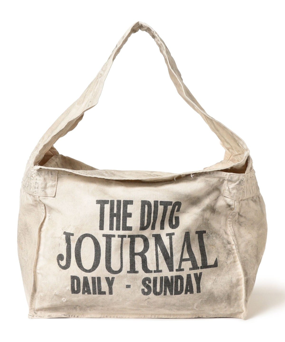 BOW WOW バウ ワウ / NEWSPAPER BAG バッグ MEN WHITE AGING ONE SIZE BOW WOW バウ ワウ / NEWSPAPER BAG バッグ MEN WHITE AGING ONE SIZE