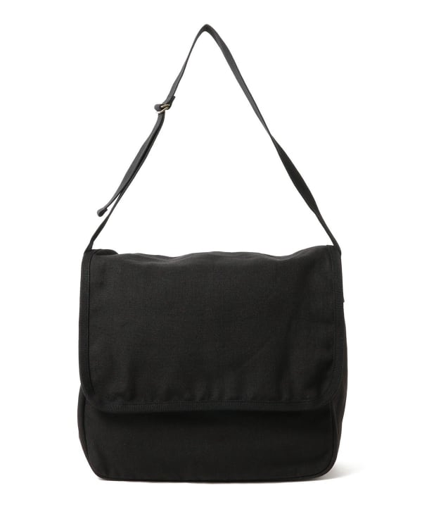 COMOLI 24AW ヘンプダックショルダーバッグ ブラック BEAMS（ビームス）COMOLI / ヘンプダック ショルダーバッグ（バッグ