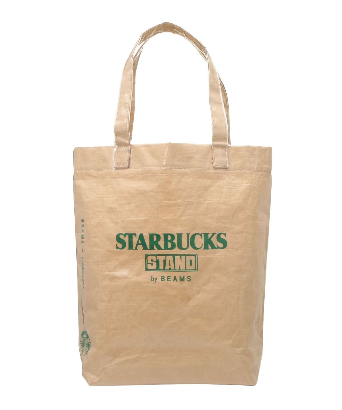 【ショップ限定商品】STARBUCKS STAND by BEAMS ビームス / LOGO PVC ショッパー トート バッグ MEN NATURAL ONE SIZE 【ショップ限定商品】STARBUCKS STAND by BEAMS ビームス / LOGO PVC ショッパー トート バッグ MEN NATURAL ONE SIZE