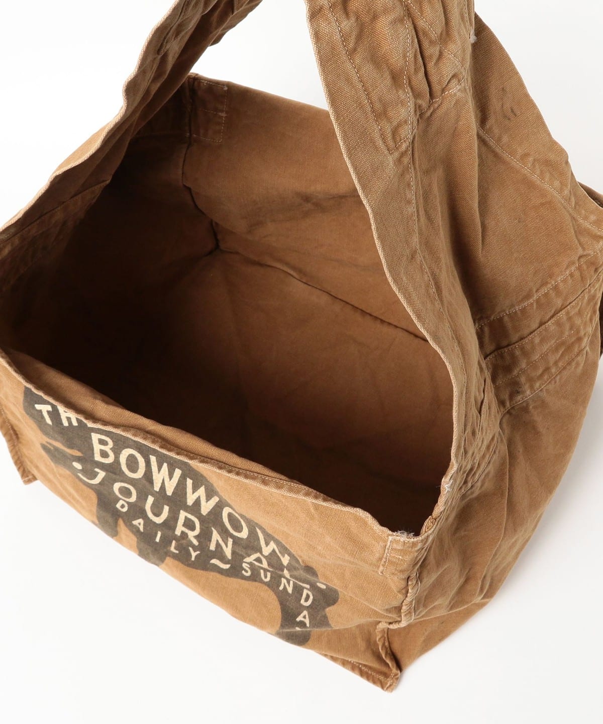 BEAMS（ビームス）BOWWOW / THE BOW WOW JOURNAL NEWSPAPER BAG AGED