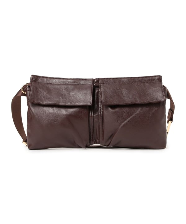 Synthetic leather belt bag
