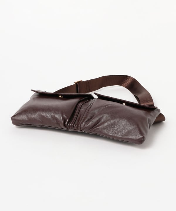 Synthetic leather belt bag