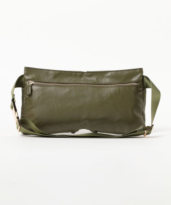 Synthetic leather belt bag