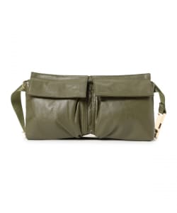 Synthetic leather belt bag