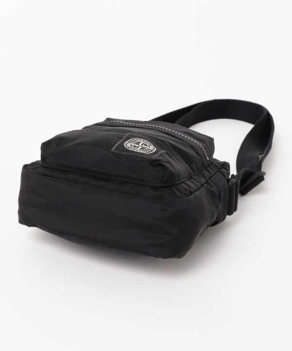 STONE ナイロンメタル ショルダーバッグ ブラック 黒 BAG BEAMS 