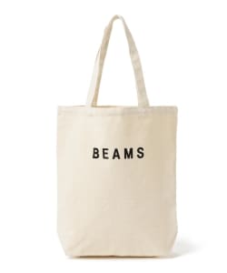 ▲BEAMS / BEAMSロゴトートバッグ