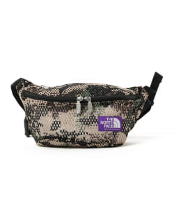 ▲THE NORTH FACE PURPLE LABEL /  Botanical Print Mesh Waist Bag