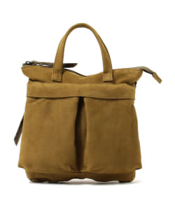 BEAMS SLOW × BEAMS / 別注1973 HELMET BAG NUBUCK LEATHER S（包包托