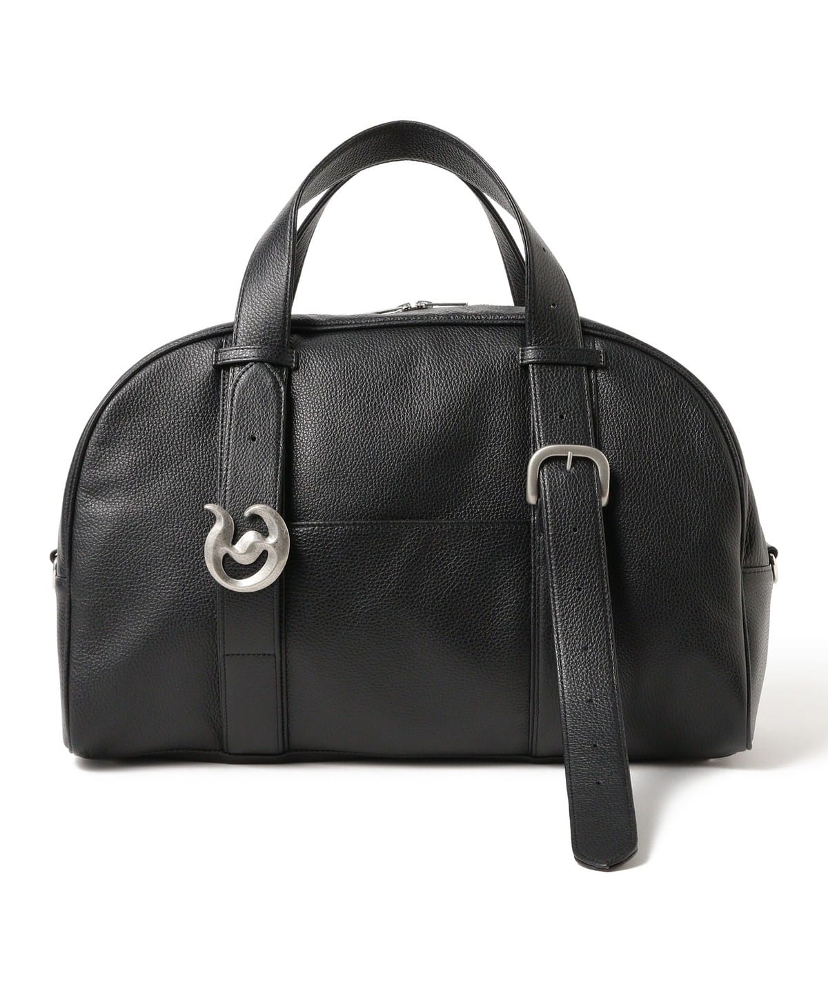 "DAIRIKU ダイリク / "D"Buckle Velt Boston Bag バッグ MEN Black ONE SIZE"