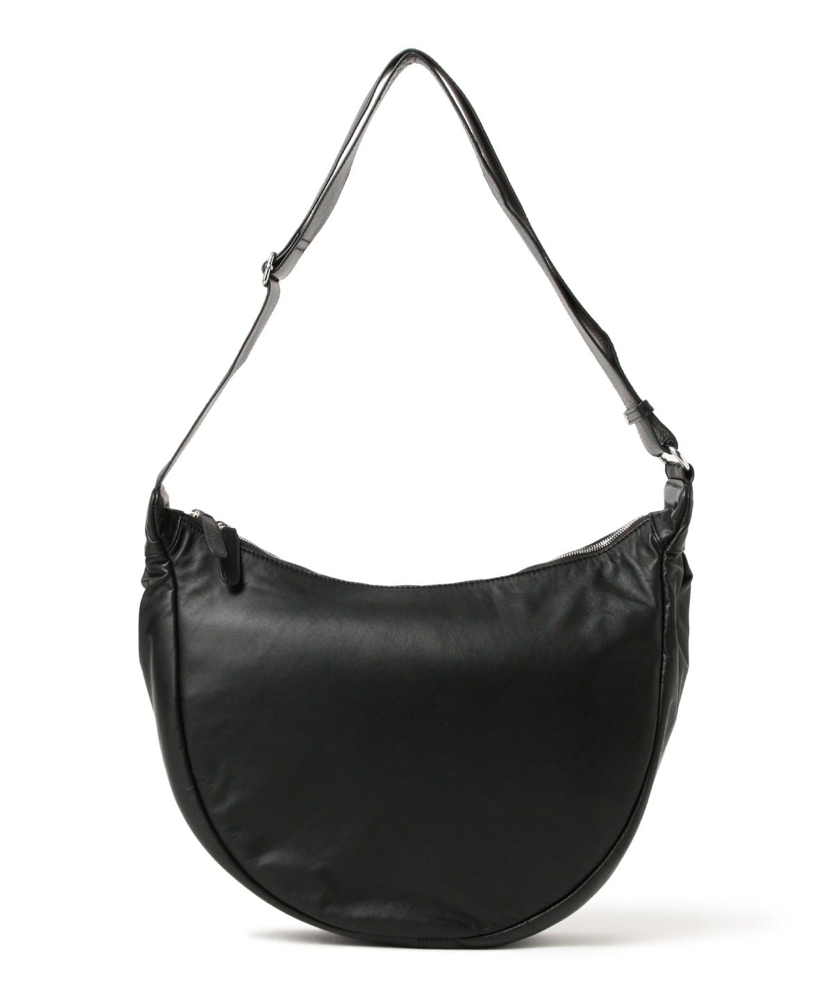 BEAMS（ビームス）ハーフムーン レザーバッグ（バッグ トートバッグ