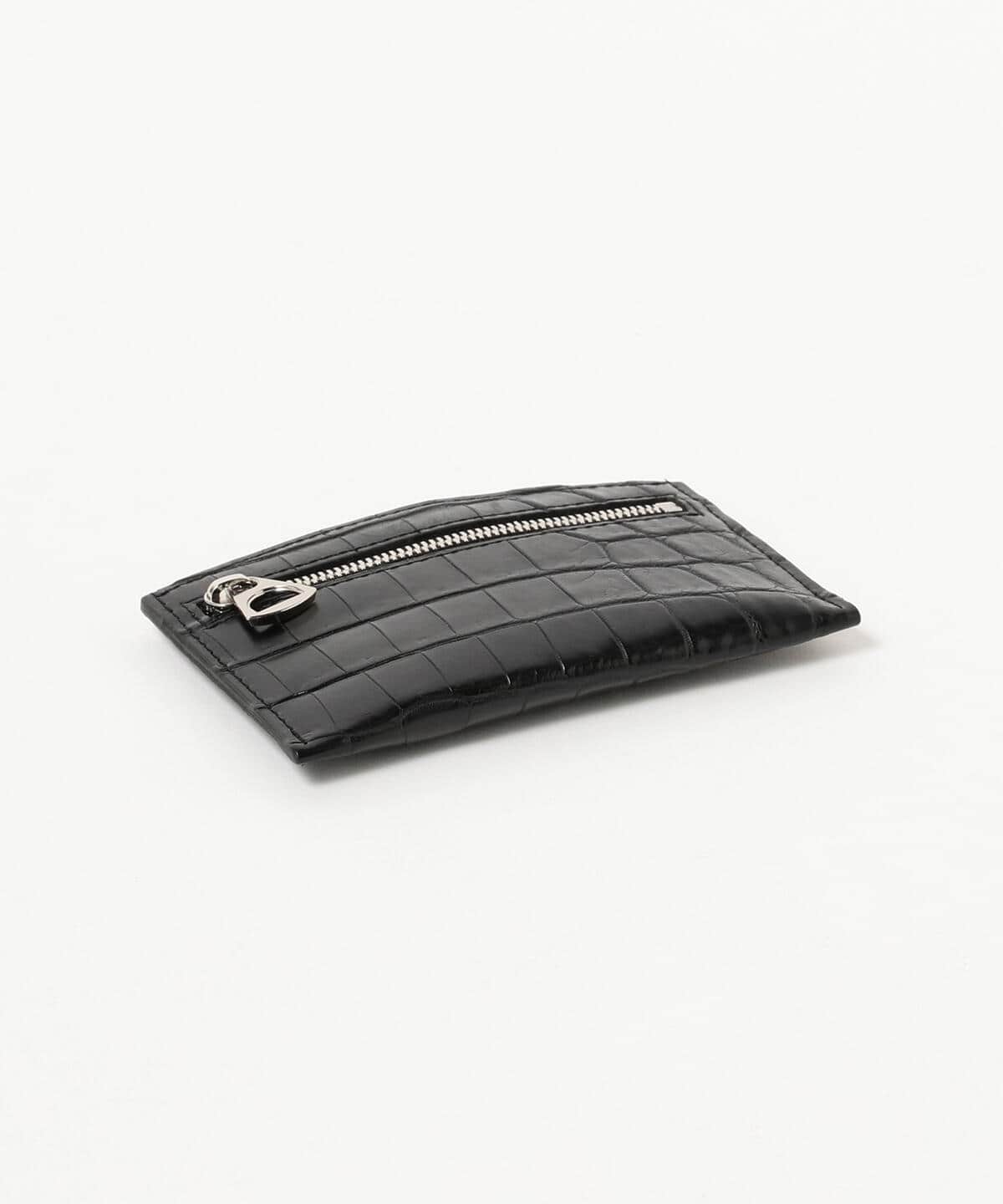 BEAMS（ビームス）ITTI / Croco Card Wallet（財布・小物 名刺入れ 