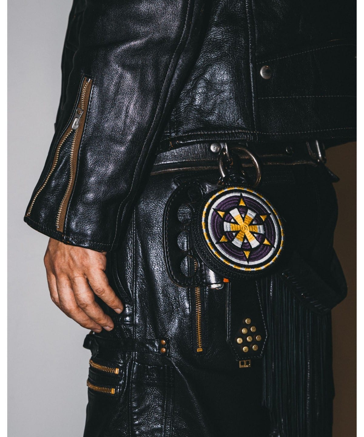 BEAMS(ビームス)【別注】blackmeans / CIRCLE POUCH(財布 BEAMS(ビームス)【別注】blackmeans / CIRCLE POUCH(財布