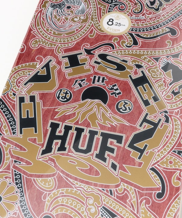 Evisen Skateboards × HUF / PAISLEY DECK