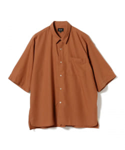 BEAMS / 男裝 Solid 寬版 短袖襯衫