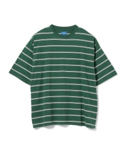 BEAMS / 男裝 5分袖 條紋T恤