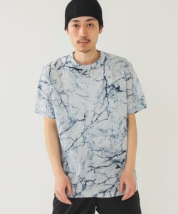 BEAMS / 男裝 網布 印花 寬版 T恤