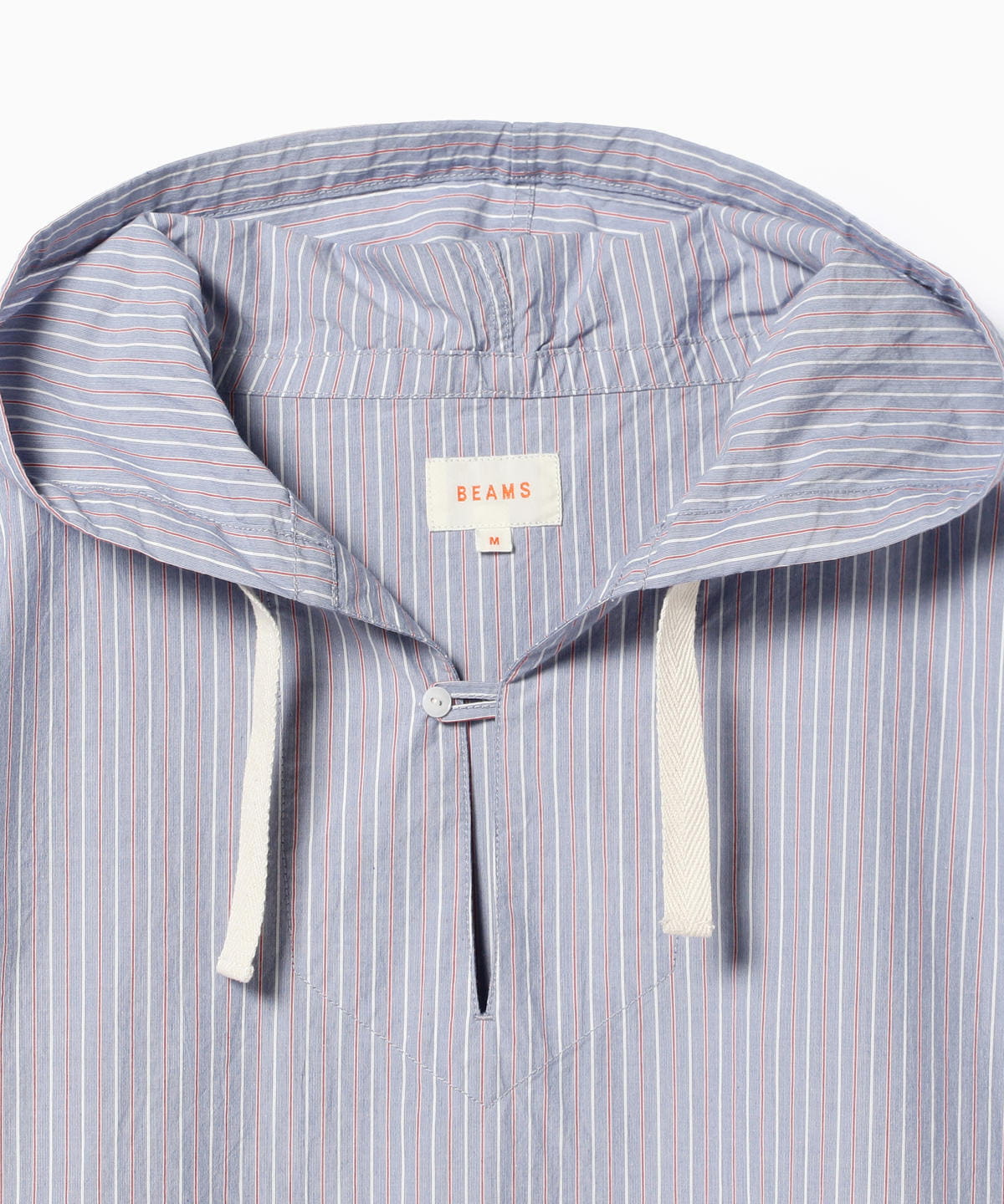 beams /连帽条纹衬衫