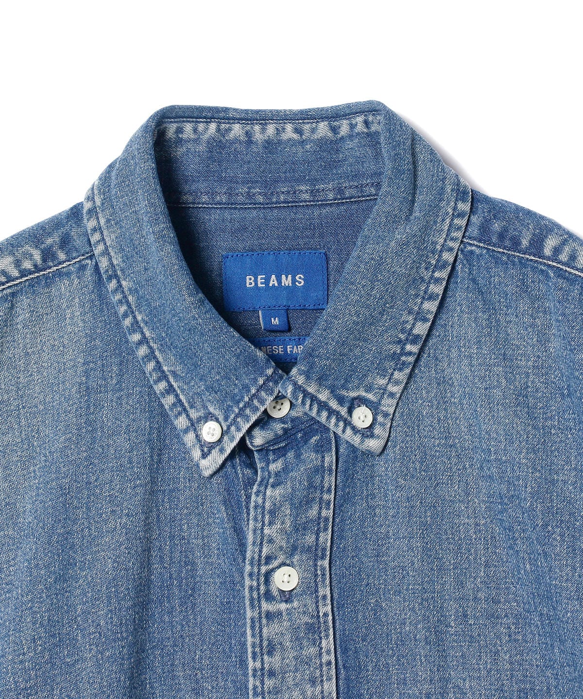 beams / 长袖宽大丹宁衬衫