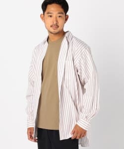 BEAMS / 長袖條紋襯衫