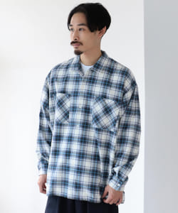 BEAMS / 男裝 格紋 長袖 襯衫