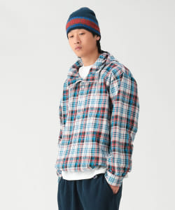 BEAMS / 男裝 格紋 連帽 襯衫