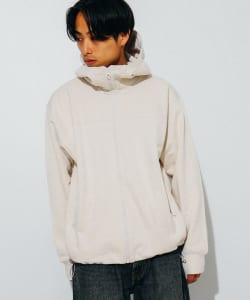 BEAMS / 男裝 毛圈布 拉鍊 連帽外套