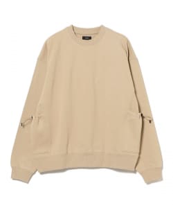 BEAMS / 男裝 側口袋 圓領 衛衣