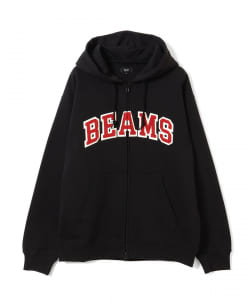 BEAMS / 男裝 BEAMS LOGO BASIC 拉鍊 連帽衛衣