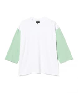 BEAMS / 男裝 棒球 九分袖 T恤