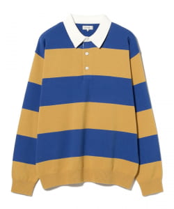 【預購】BEAMS / 男裝 7G 橄欖球 針織 POLO衫