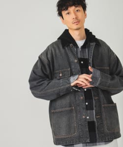 【TIME SALE商品】BEAMS / 男裝 寬版 丹寧 工作 外套