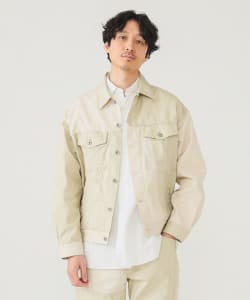 BEAMS / 男裝 拼接 TRUCKER 外套