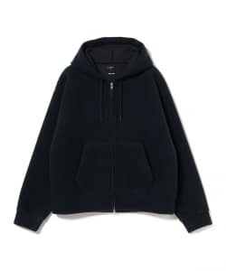 BEAMS / 男裝 寬短版 拉鍊 連帽外套