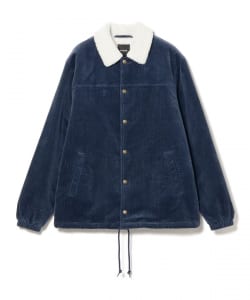 BEAMS / 男裝 寬版 燈芯絨 羊羔絨 教練外套