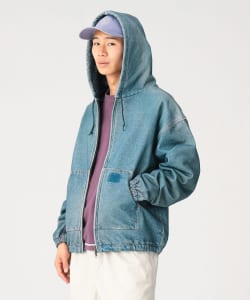 BEAMS / 男裝 MOCK 印刷 連帽外套