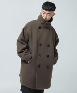 BEAMS / 男裝 刷毛 寬鬆 海軍大衣
