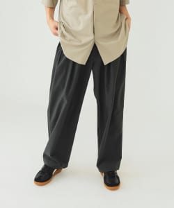 BEAMS / 男裝 網布調 雙褶 西裝 長褲