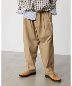BEAMS / 男裝 粗棉布 雙褶 長褲