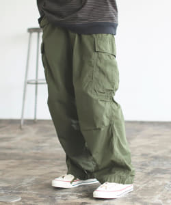 BEAMS / 男裝 FINX（R）寬版 6口袋 工作褲