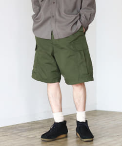 BEAMS / 男裝 寬版 六口袋 軍短褲