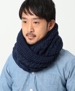 BEAMS / 男裝 麻花針織圍巾
