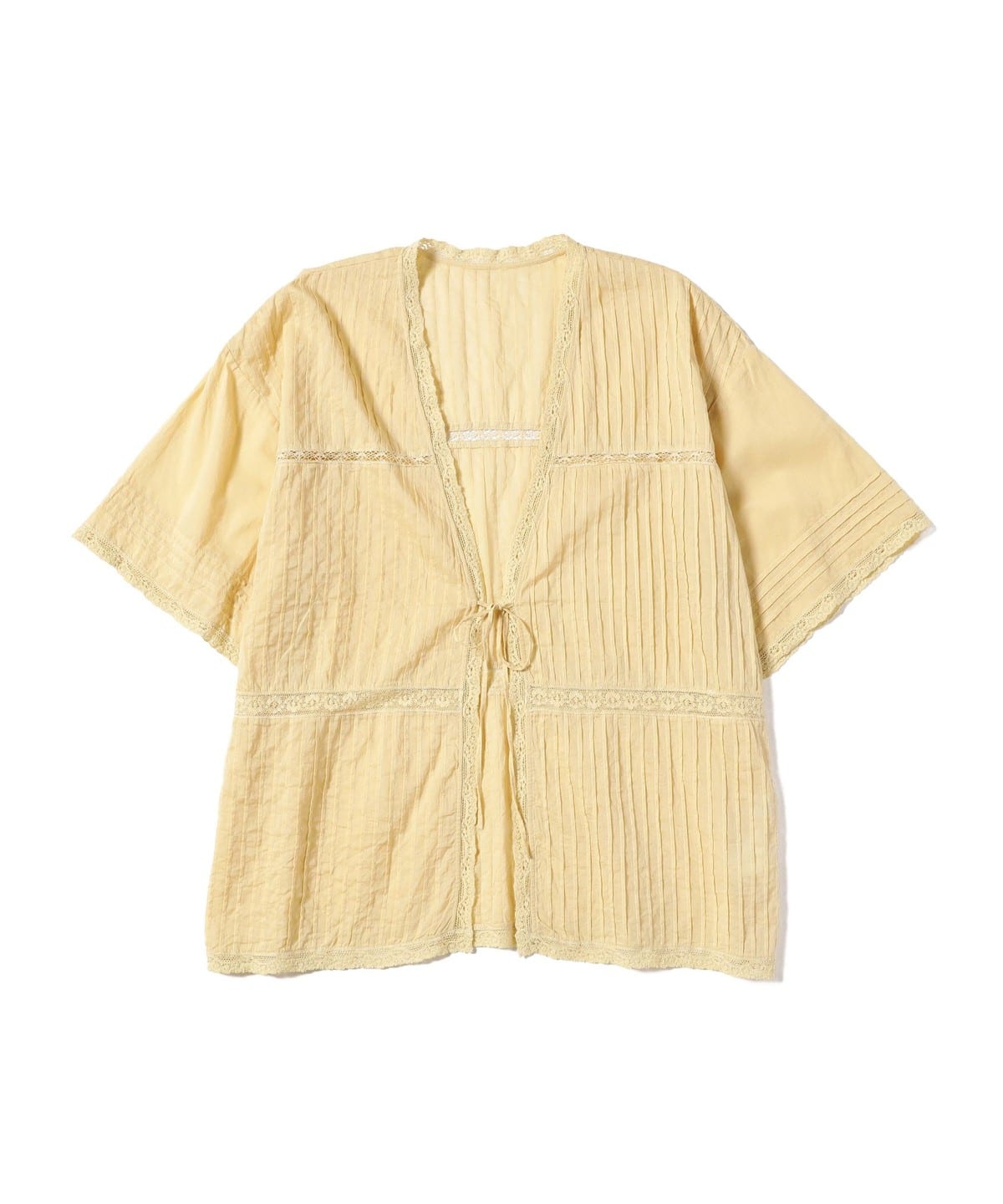 ヴィンテージ レース ピンタック シャツ シャツ・ブラウス WOMEN CREAM ONE SIZE ヴィンテージ レース ピンタック シャツ シャツ・ブラウス WOMEN CREAM ONE SIZE