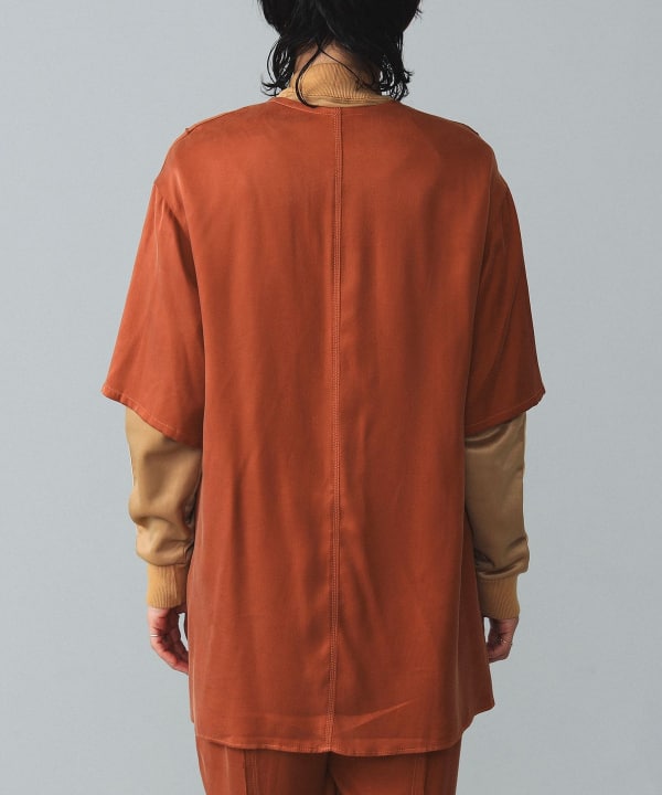 BEAMS BOY（ビームス ボーイ）maturely / FibrilSatin Blouse