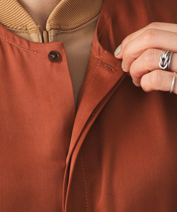 BEAMS BOY（ビームス ボーイ）maturely / FibrilSatin Blouse